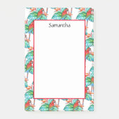 Macaw Parrot Personalisiert Post-it Klebezettel (Vorderseite)