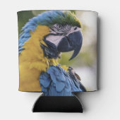 Macaw Parrot Portrait Foto Dosenkühler (Rückseite)