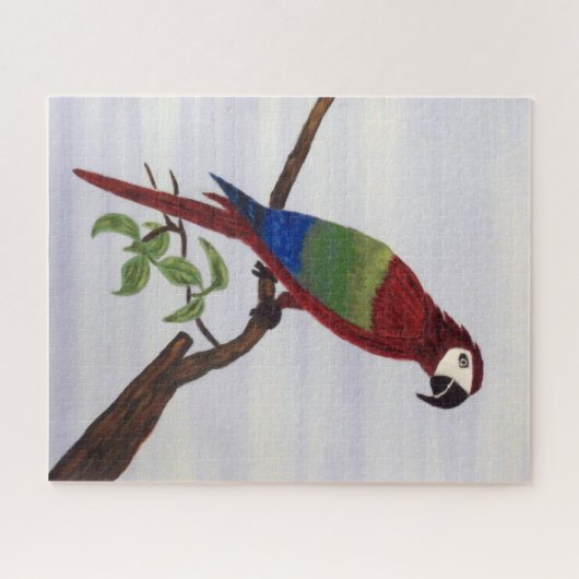 Macaw Parrot Puzzle (Horizontal)