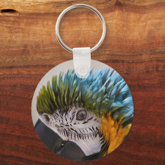Macaw Parrot - Schlüsselanhänger (Vorderseite)