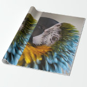 Macaw Parrot Wrapping Paper Geschenkpapier (Ungerollt)