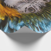 Macaw Parrot Wrapping Paper Geschenkpapier (Ecke)