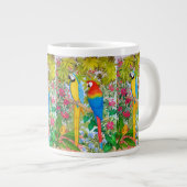 Macaw Parrots Tropical Birds Jumbo Tasse (Vorderseite Rechts)