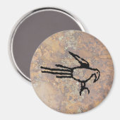 Macaw Petroglyph, Boca Negra Canyon, New Mexico Magnet (Vorderseite/Rückseite)