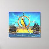 MaCaw Pirate Parrot Leinwanddruck (Vorderseite)