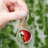 Macaw Portrait Schlüsselanhänger (Hand)