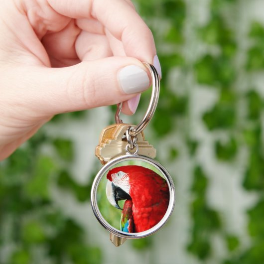 Macaw Portrait Schlüsselanhänger (Hand)