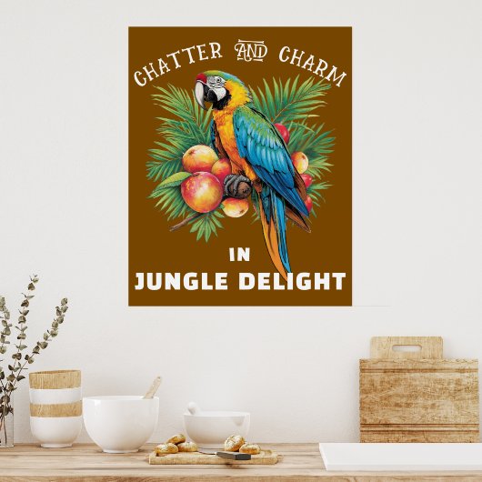 Macaw Poster (Küche)