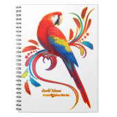 Macaw-Scarlet Notizblock (Vorderseite)