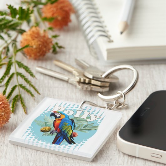 Macaw Schlüsselanhänger (Vorderseite rechts)