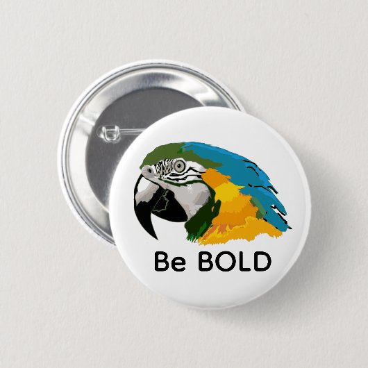 Macaw-Sei-Kühn-Knopf Button (Vorne & Hinten)