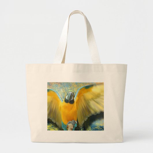 Macaw Tote Bag Jumbo Stoffbeutel (Vorne)