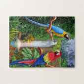Macaw-tropische Papageien Puzzle (Horizontal)