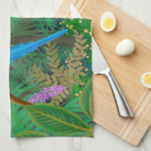 Macaws im zentralamerikanischen handtuch (Viertel Falte)