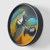 Macaws in love uhr (Winkel)