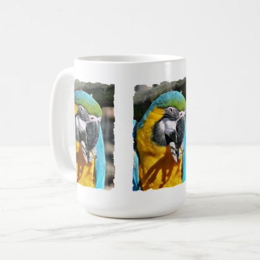 MACAWS KAFFEETASSE (Vorderseite Links)