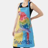 Macaws Macaw Parrot Mens benutzerdefinierbarer Nam Schürze (InSitu)