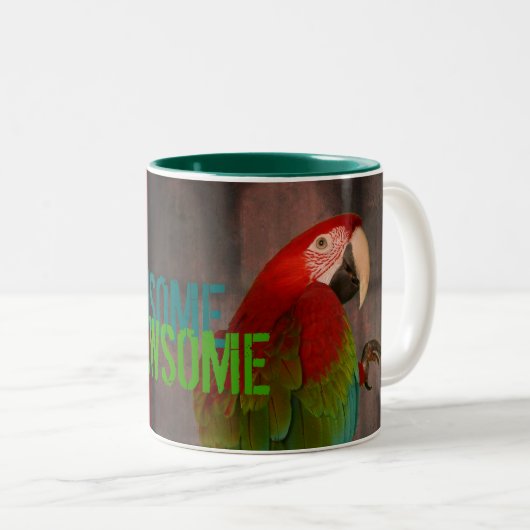 MACAWSOME ZWEIFARBIGE TASSE (VorderseiteRechts)