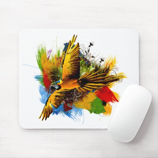 Macawvogel mousepad (Mit Mouse)