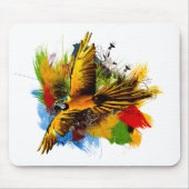 Macawvogel mousepad (Vorne)