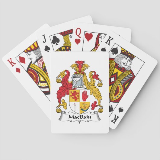 MacBain-Familienwappen Spielkarten (Rückseite)