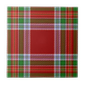 MacBain MacBean Clan Jagd Tartan Kariertes Muster Fliese (Vorderseite)