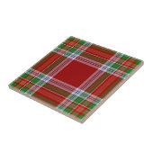 MacBain MacBean Clan Jagd Tartan Kariertes Muster Fliese (Seite)
