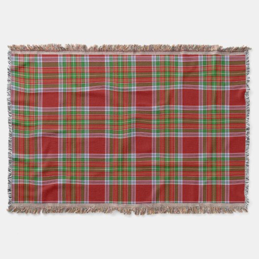 MacBain MacBean Scottish Clan Tartan Kariert Decke (Vorderseite)