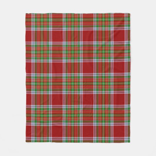 MacBain MacBean Scottish Clan Tartan Kariert Fleecedecke (Vorderseite)