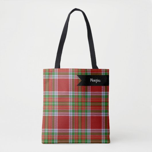 MacBain MacBean Scottish Clan Tartan Kariert Tasche (Vorderseite)