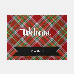 MacBain Scottish Tartan Kariert Pattern Hallo Fußmatte