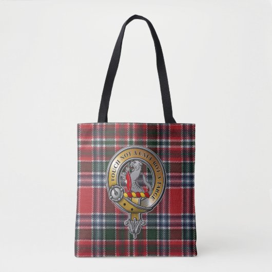 MacBain Tartan & Abzeichen Tasche (Vorderseite)