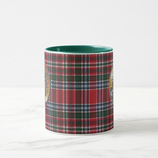 MacBain Tartan & Abzeichen Tasse (Zentrum)
