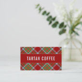MacBain Tartan Punchcard Treuekarte (Stehend Vorderseite)