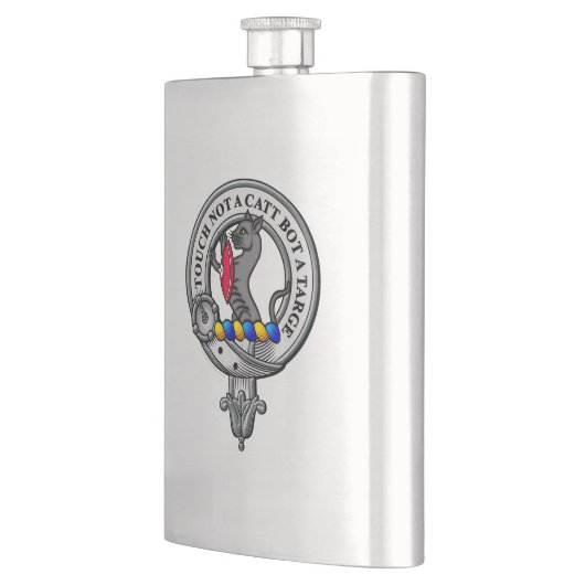 MacBainCrest-Abzeichen Flachmann (Links)