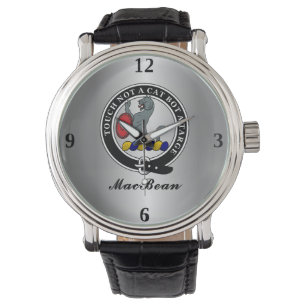 MacBean Clan Abzeichen Personalisiert Armbanduhr