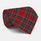 MacBean-Clan-Tartan Krawatte (Gerollt)