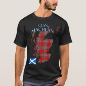 MacBean Scottish Clan Tartan Scotland T-Shirt (Vorderseite)