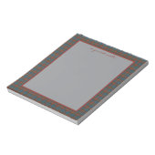 MacBeth Ancient Original Scottish Tartan  Notizblock (Rotiert)