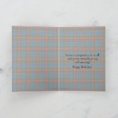 MacBeth Ancient Scottish Tartan Humorous Birthday Karte (Innenseite)