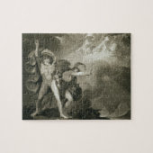 Macbeth, Banquo und die drei Hexen auf dem Heide Puzzle (Horizontal)