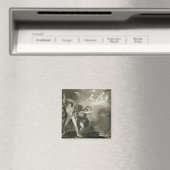 Macbeth, Banquo und die drei Hexen auf der Erde Magnet (In Situ (Geschirrspüler))