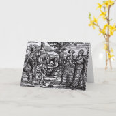 Macbeth, Banquo und die drei Hexen Karte (Gelbe Blume)