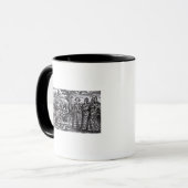 Macbeth, Banquo und die drei Hexen Tasse (Vorderseite Links)