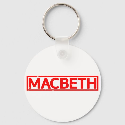 Macbeth Briefmarke Schlüsselanhänger (Vorderseite)