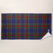 MacBeth Clan Tartan Kariert Beach Handtuch (Vorderseite)