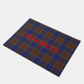 MacBeth Clan Tartan Kariert Door Mat Fußmatte (Schrägansicht)