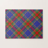 MacBeth Clan Tartan Kariertes Muster Puzzle (Horizontal)