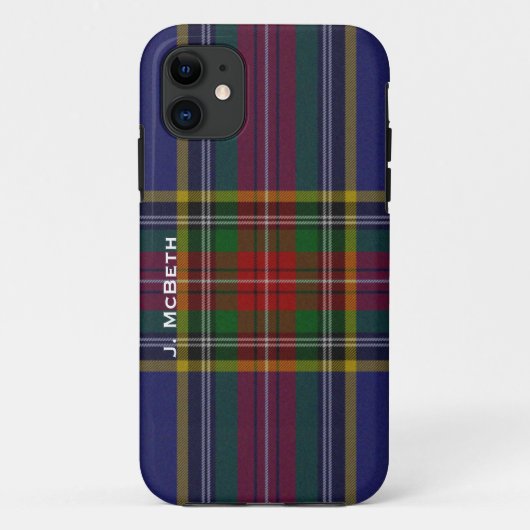 Macbeth-ClanTartan karierter iPhone 5S Fall Case-Mate iPhone Hülle (Rückseite)
