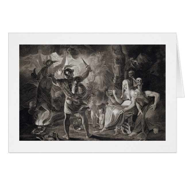 Macbeth, die drei Hexen und Hecate in Tat IV, S (Vorderseite (Horizontal))